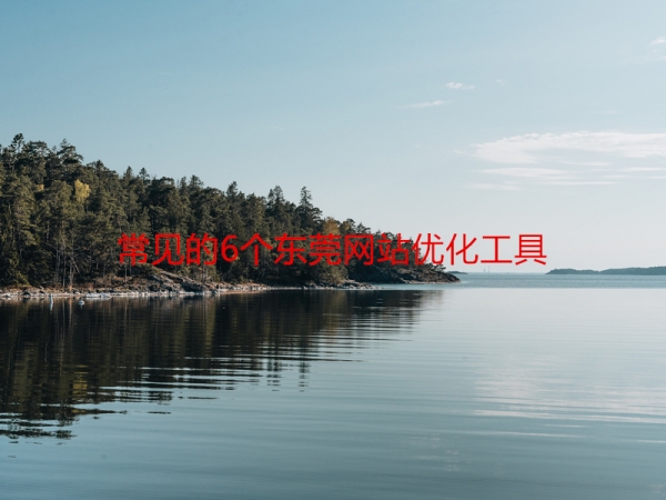 常見的6個東莞網站優(yōu)化工具（90%站長都用過）